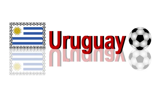 Voetbal uruguay — Stockfoto