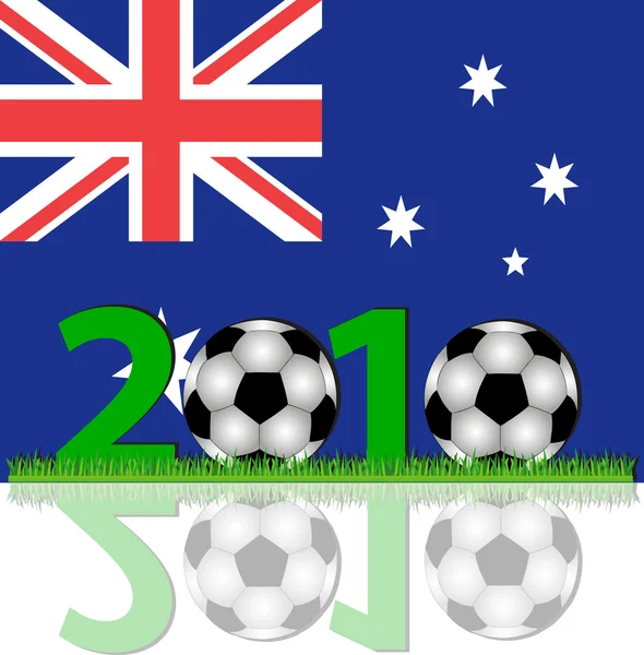 Fotbal 2010 Austrálie — Stock fotografie