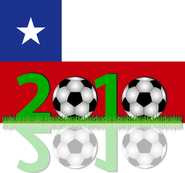 Soccer 2010 Chile — Stockfoto