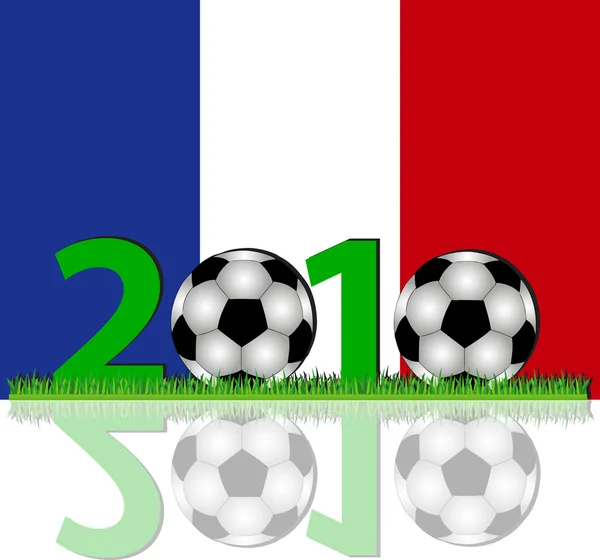 Piłka nożna Francja 2010 — Zdjęcie stockowe