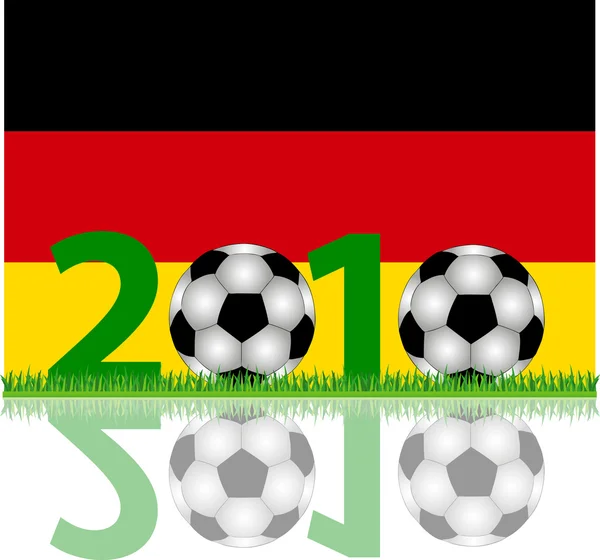 Niemcy piłka nożna 2010 — Zdjęcie stockowe