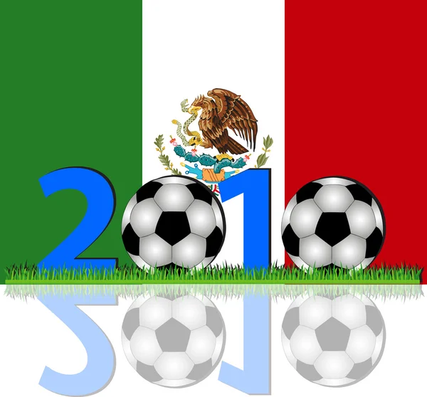 Piłka nożna 2010 Meksyk — Zdjęcie stockowe