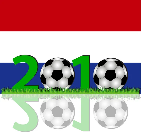 Футбол в Нидерландах 2010 — стоковое фото