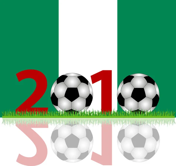 Piłka nożna w 2010 r. nigeria — Zdjęcie stockowe