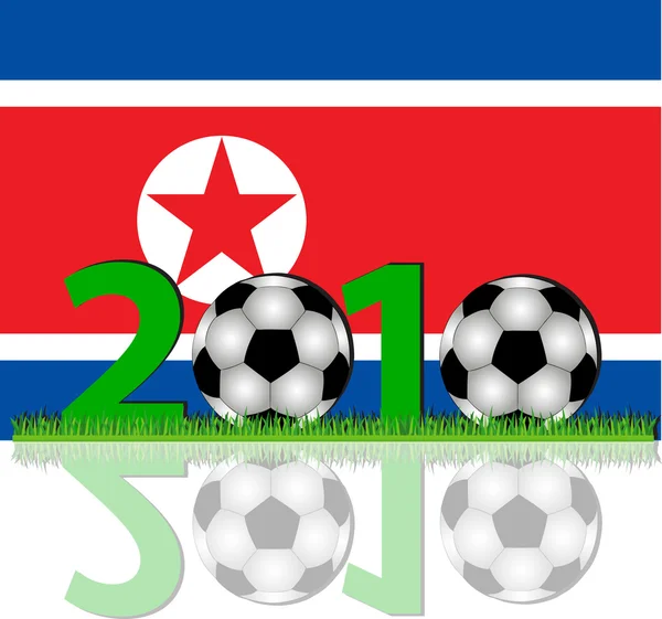 Fußball 2010 Nordkorea — Stockfoto