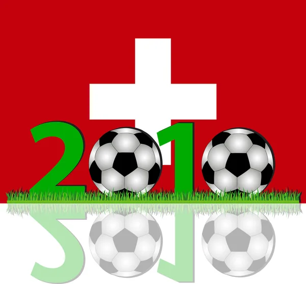Fussball 2010 Schweiz — Stockfoto