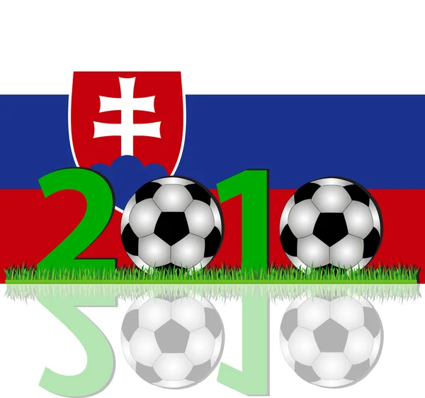Fußball 2010 Slowakei — Stockfoto