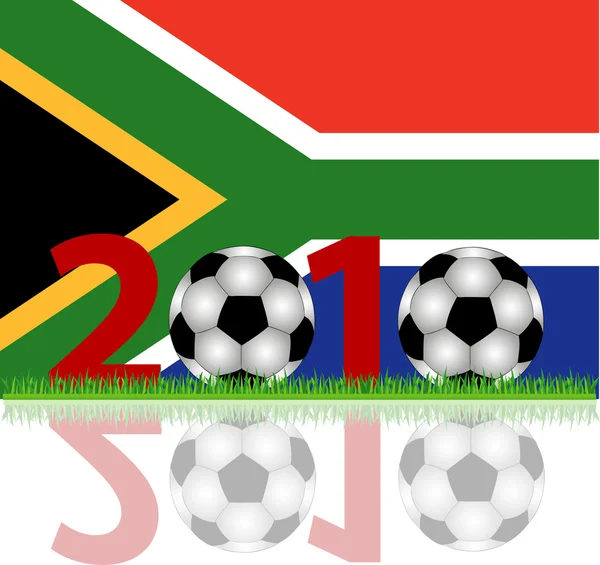 ЮАР по футболу 2010 — стоковое фото