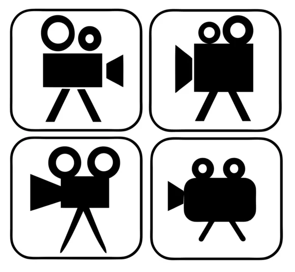 Movie Camera Signs — Stock Photo, Image