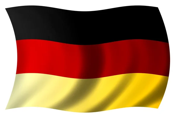 Nationalflagge Deutschland — Stockfoto