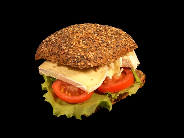 Gezond fitness sandwich — Stockfoto
