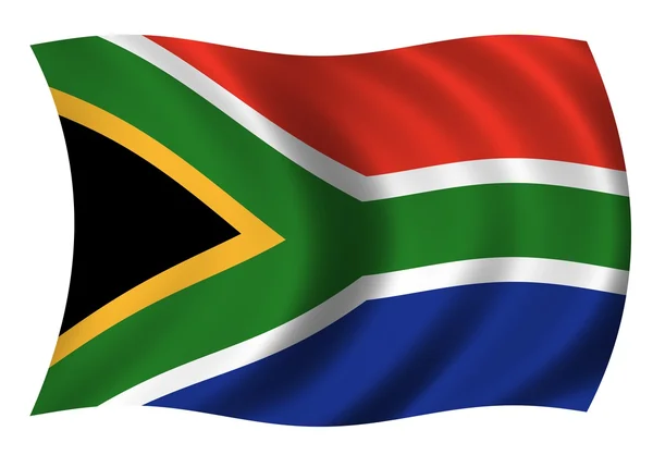 Nationale vlag Zuid-Afrika — Stockfoto