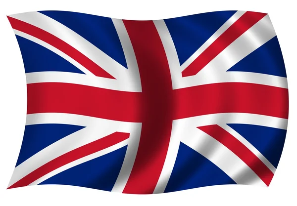 Національний прапор Об'єднаних Kindom — стокове фото