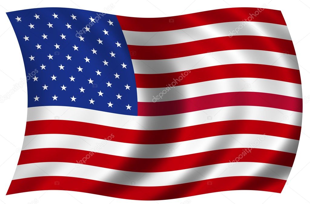 National Flag of the USA — Stock Photo © michanolimit #2973529