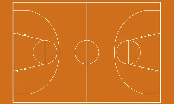 Stock vector Basketball field