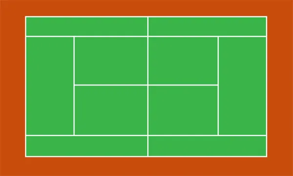 Teniszpálya — Stock Vector