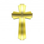 3D Golden Cross Stock Photo by ©georgios 1394509