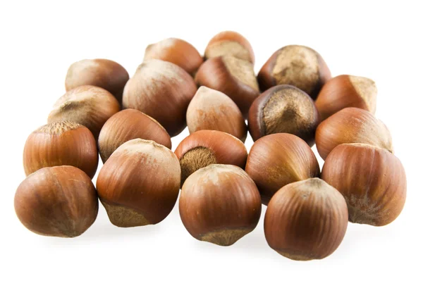 Handful of the hazelnut — Stock Photo, Image