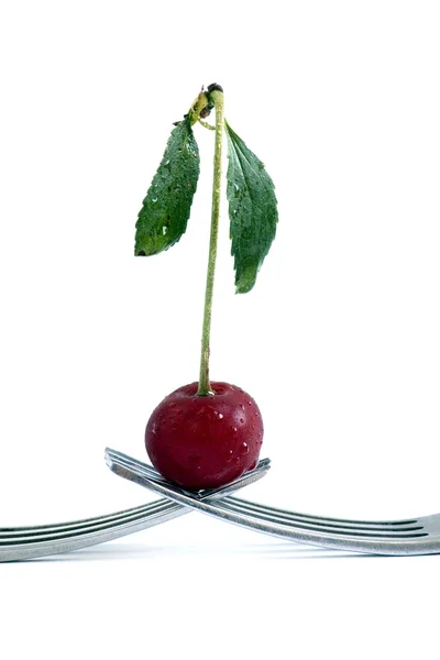 Wet cherry — Stock Photo, Image