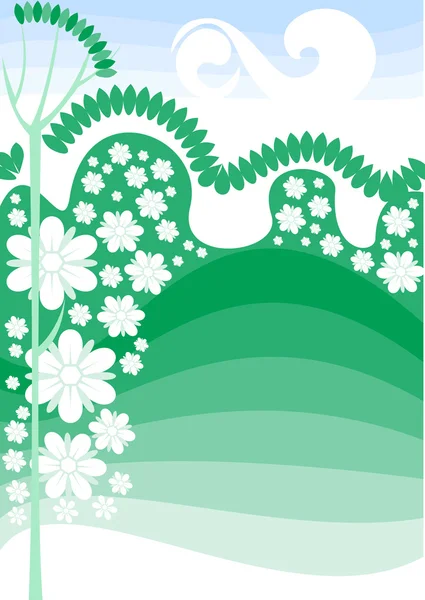 Background spring — Stock Vector