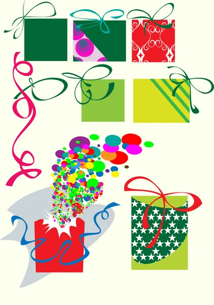 Box for gifts — Stock Vector