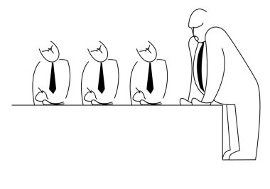 Managers meeting clipart