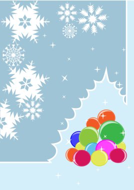 Christmas balls clipart