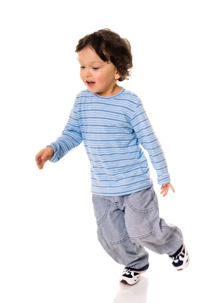 Bambino in corsa . — Foto Stock