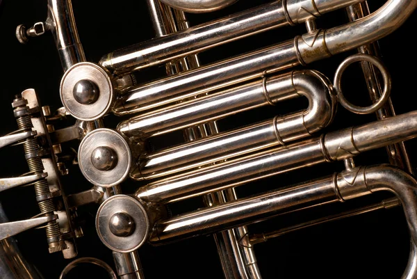 French horn tubes — Stock Photo, Image