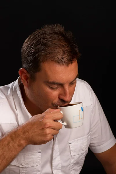 stock image Drinking coffee