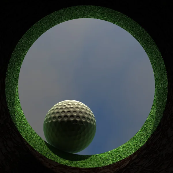 Hole in One Stock Photo