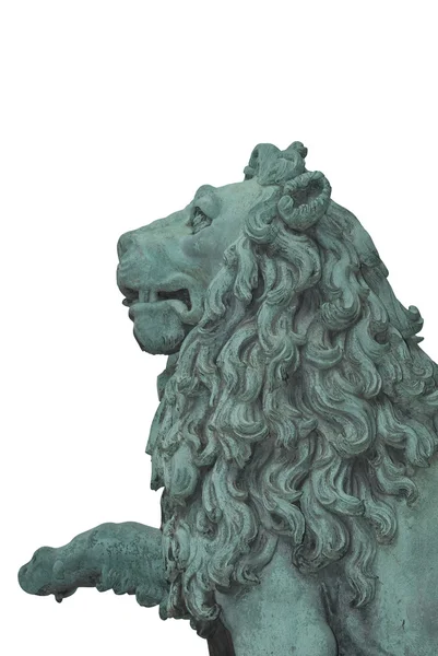 Lejonet statyn cutout — Stockfoto