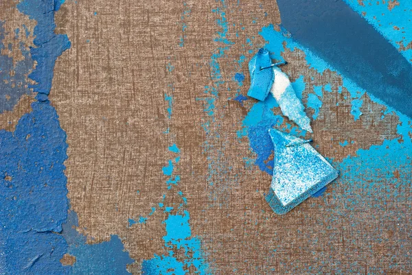 Ripped Paper on a Painted Wall — Stock Photo, Image