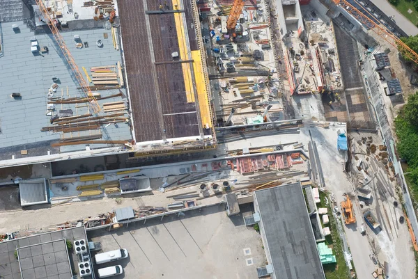 Luftaufnahme einer Baustelle — Stockfoto