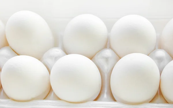 いくつかの白い卵 — ストック写真