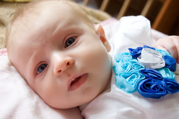Baby girl closeup — Stock fotografie