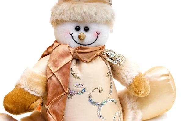 Snowman toy detail — Stock Photo, Image