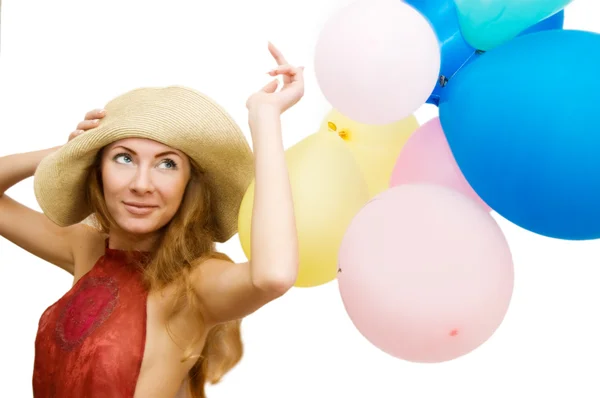 Bando de balões — Fotografia de Stock