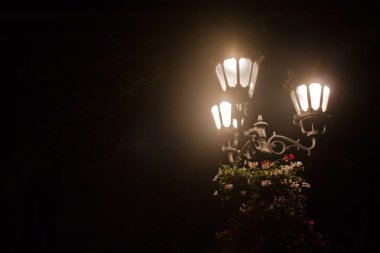 Street lamp night shoot clipart