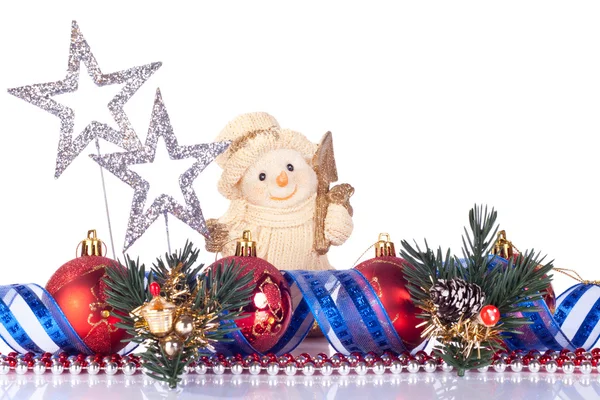 Boże Narodzenie bałwan zabawka — Zdjęcie stockowe
