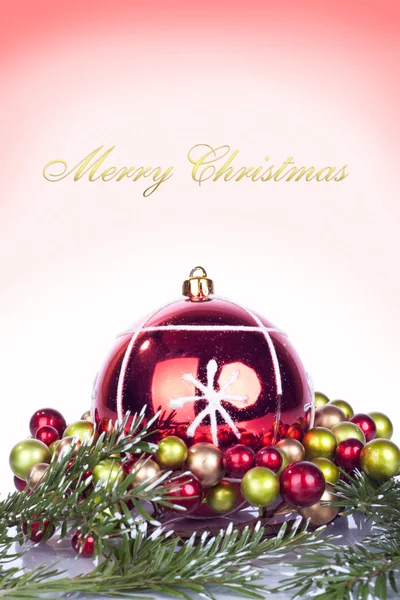 クリスマスの背景 - カード — ストック写真