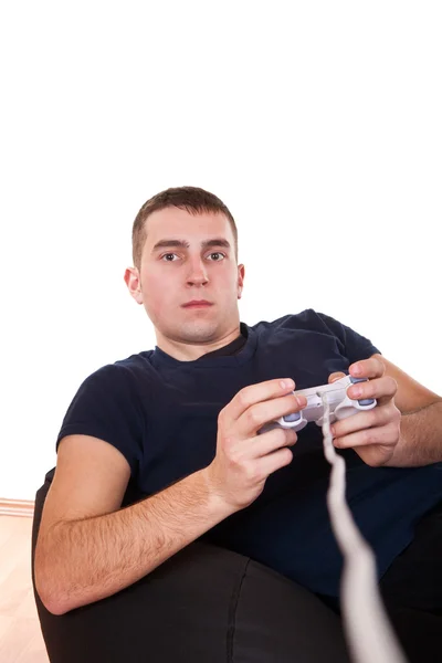 Playing video game — Stock Photo, Image