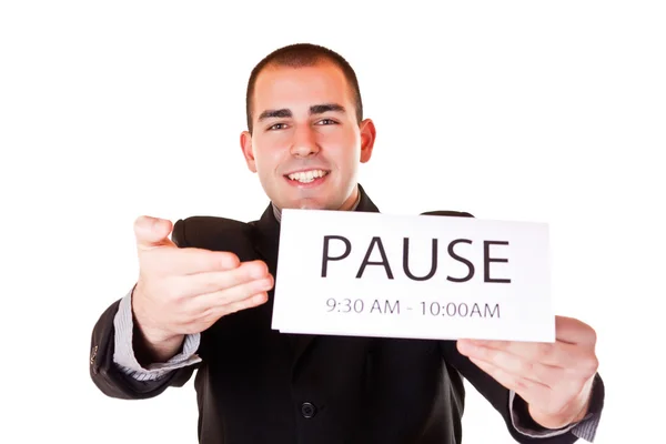 Happy time for pause — Stock Photo, Image