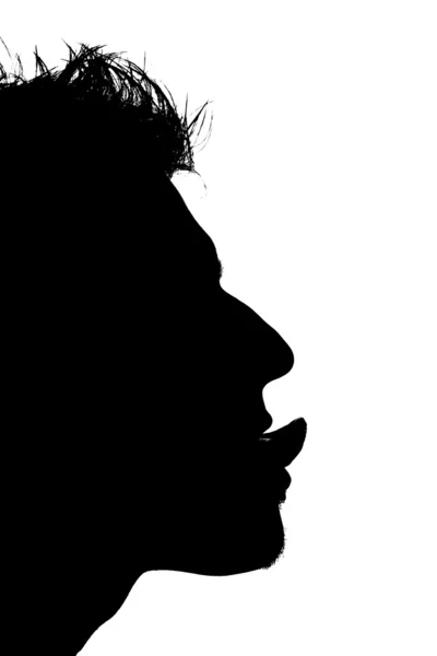 Silhouette of a man — Stock Photo, Image