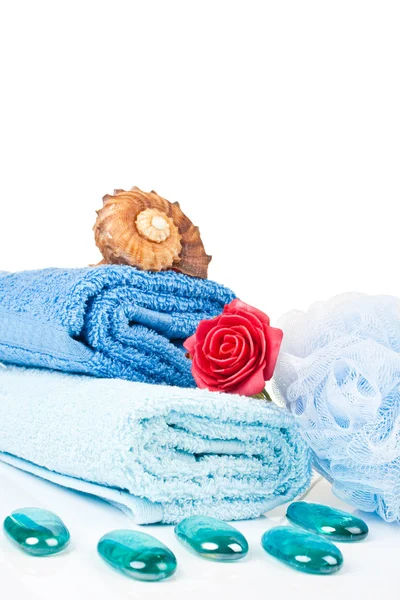 Folded towels — Stock Photo, Image