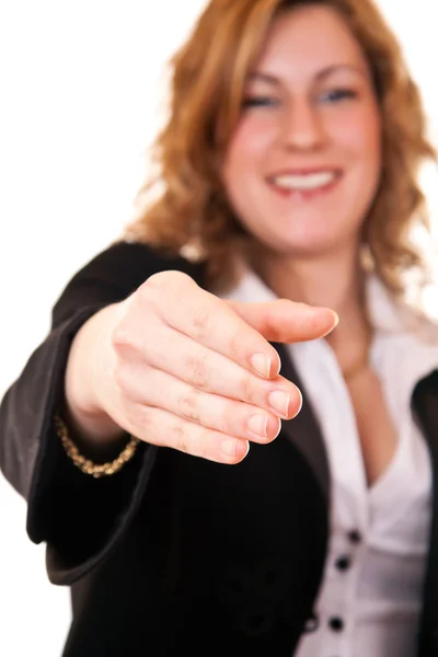 Businesswoman's hand — Stock Photo, Image