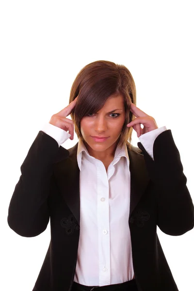 Young businesswoman thinking — Stock Photo, Image