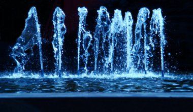 Water in a fountain clipart