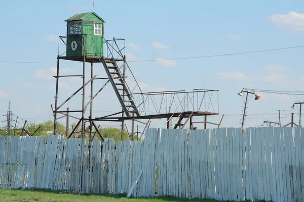 stock image Observation tower at the prison