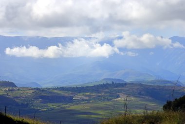 Güney Afrika dağlarında